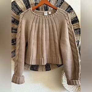 Roxy Cropped Sweater NWOT